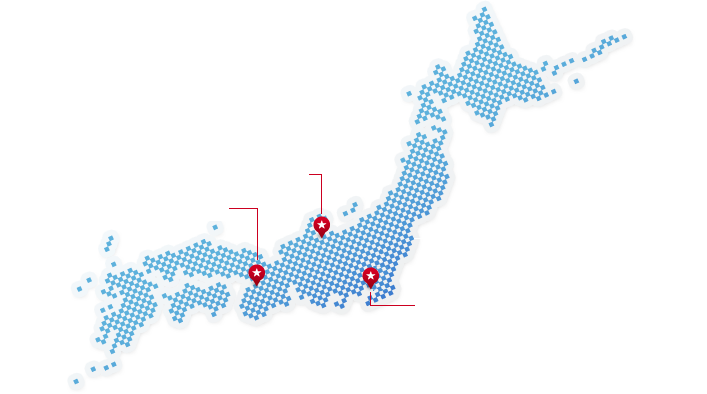 全国のデータセンター